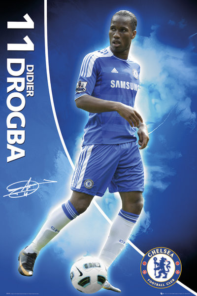 Плакат Chelsea - drogba 11/12