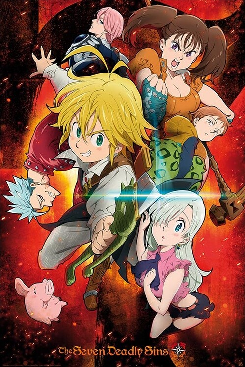 Плакат The Seven Deadly Sins - Characters