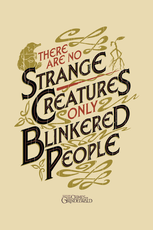 Плакат Фантастичні звірі - No strange creatures