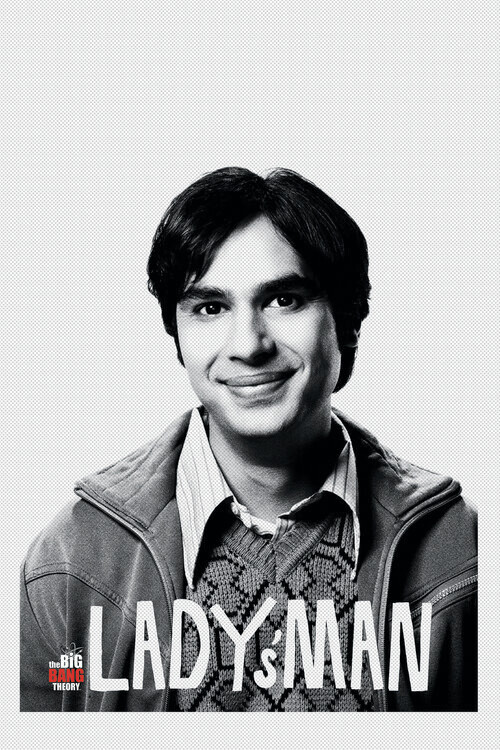 Наклейка The Big Bang Theory - Lady´s Man