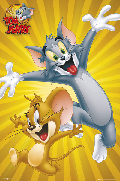 Плакат LOONEY TUNES - tom and jerry