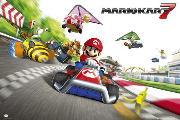 Плакат Nintendo - mario kart 7