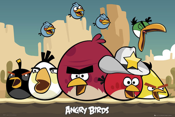 Poster Angry birds - sheriff