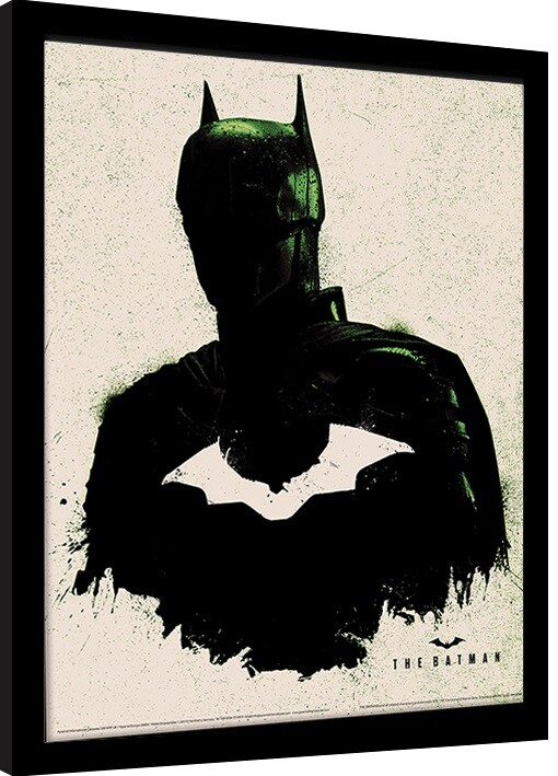 Kehystetty juliste The Batman - Grit