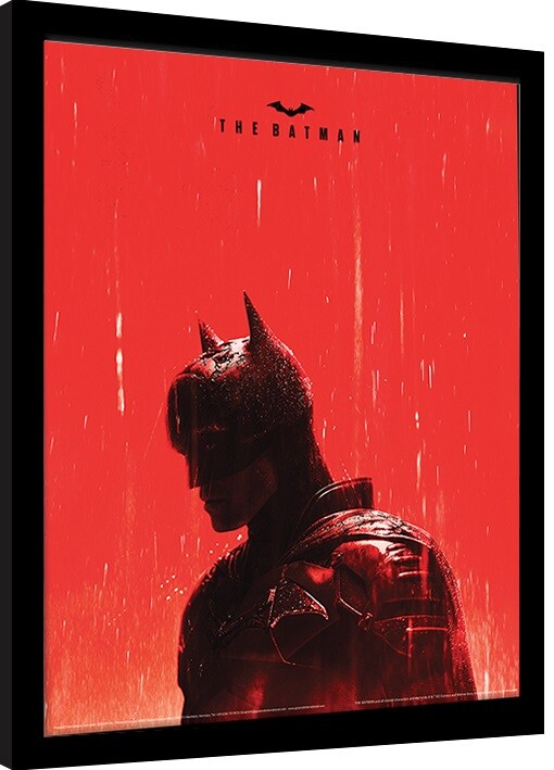 Framed Poster The Batman - Rain