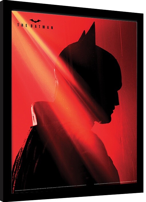 Framed Poster The Batman - Red Haze