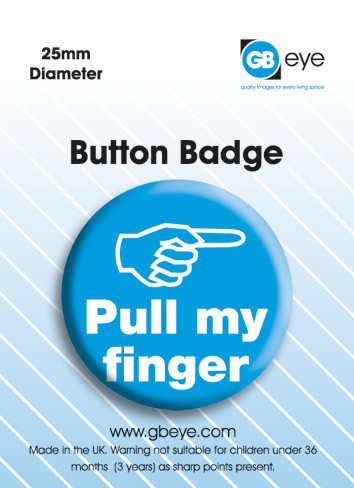 Badge Pull my finger