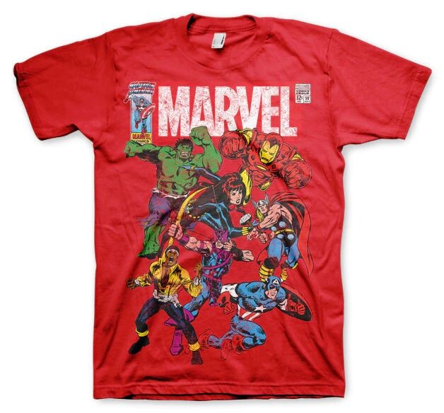 Camisola Marvel - Team-Up