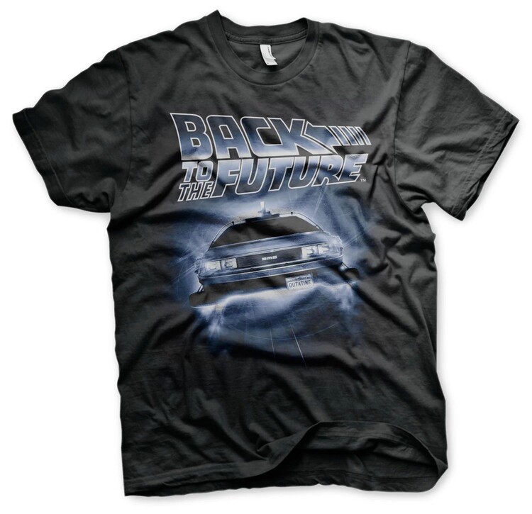 T-paita Back To The Future - Flying Delorean