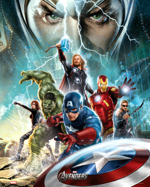 Плакат AVENGERS - power