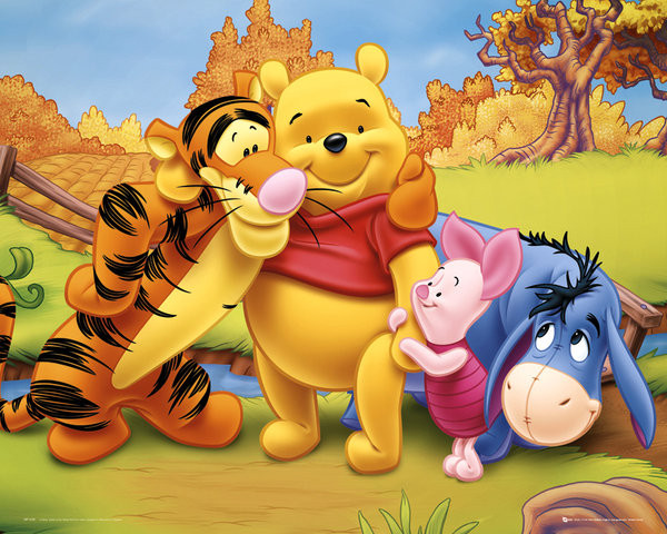 Плакат WINNIE THE POOH - friends