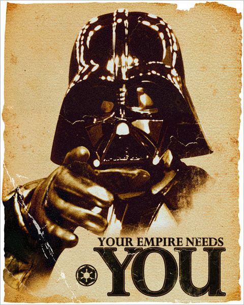Плакат STAR WARS - empire