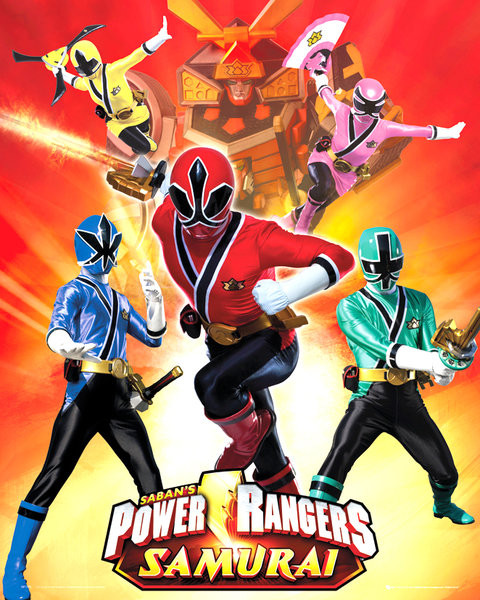 Poster POWER RANGERS - samurai strike