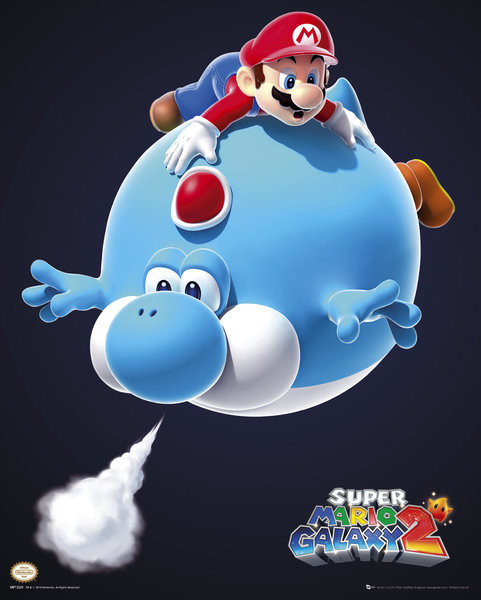 Плакат Nintendo - mario galaxy 2