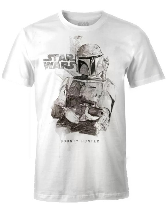 STAR WARS Boba Fett Tシャツ ホワイト M T-shirt Star Wars: The Book of Boba Fett - Boba Fett | Tips for