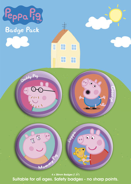 Badge set PEPPA PIG