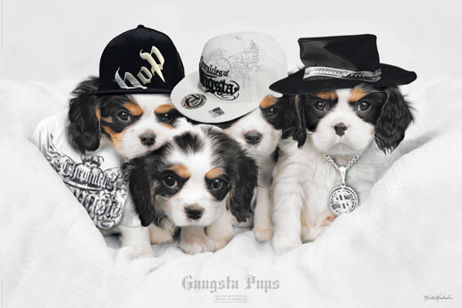 Плакат Keith Kimberlin - gangsta pups