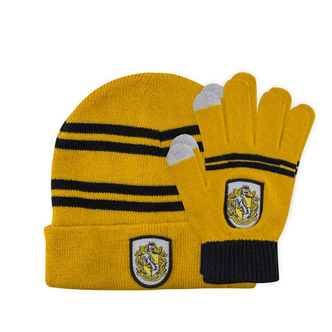 Roupas Gorro e Luvas Harry Potter - Hufflepuff