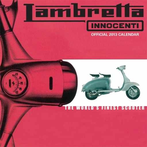 Календар 2027 Calendar 2013 - LAMBRETTA