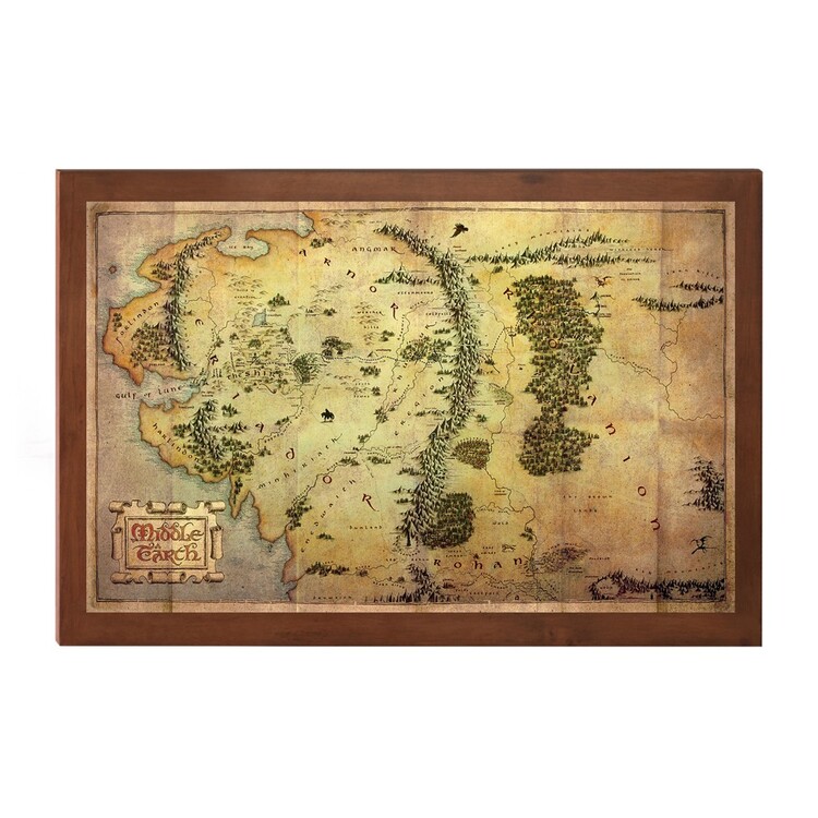 Πιστό αντίγραφο Lord of the Rings - The Map of Middle Earth