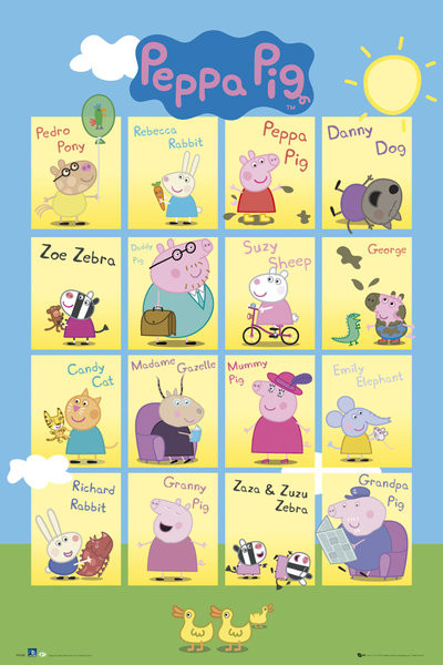 Poster PEPPA PIG - collage
