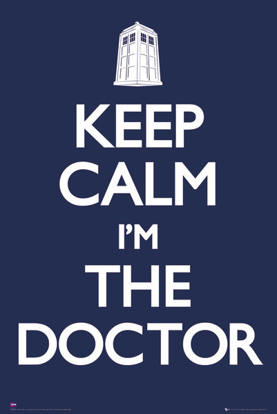 Плакат Doctor Who - Keep calm