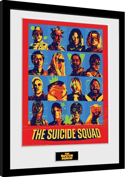Uokvireni poster Suicide Squad - Bunch