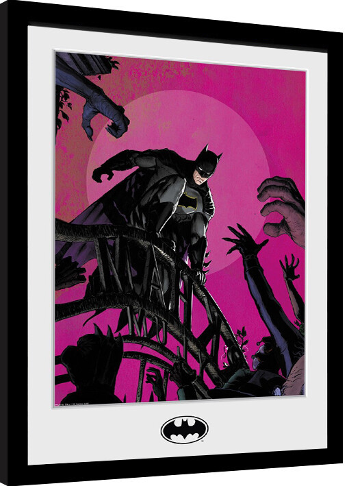Poster emoldurado DC Comics - Batman Arkham