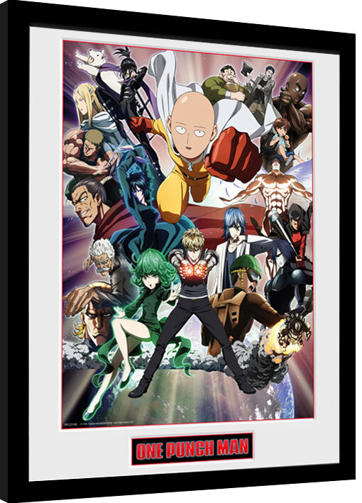 Uokvirjen plakat One Punch Man - Key Art