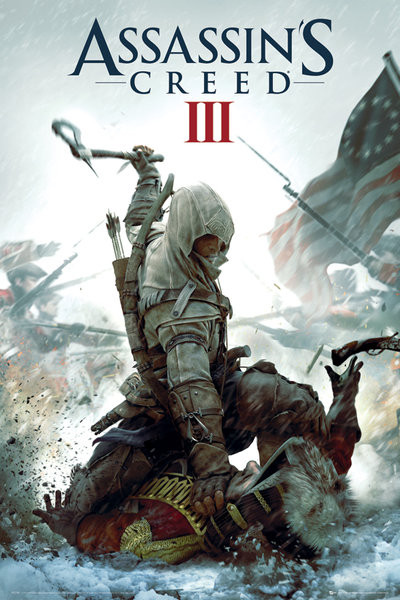 Плакат Assassin's creed III - cover