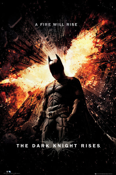 Poster BATMAN DARK KNIGHT RISES - one sheet