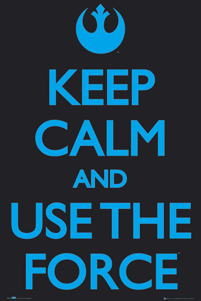 Poster Star Wars - Keep calm | Wall Art | 3+1 FREE | Europosters