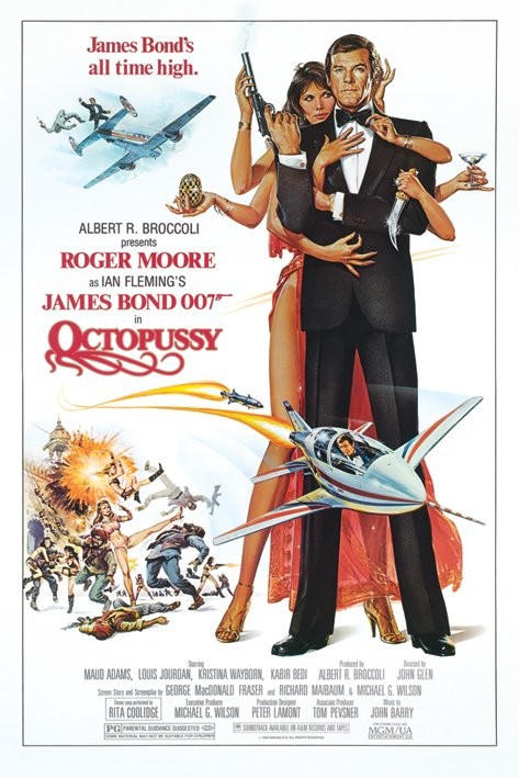 Poster JAMES BOND 007 - octopussy | Wall Art | 3+1 FREE | Europosters