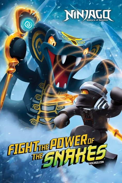 Плакат LEGO - ninjago power of snakes