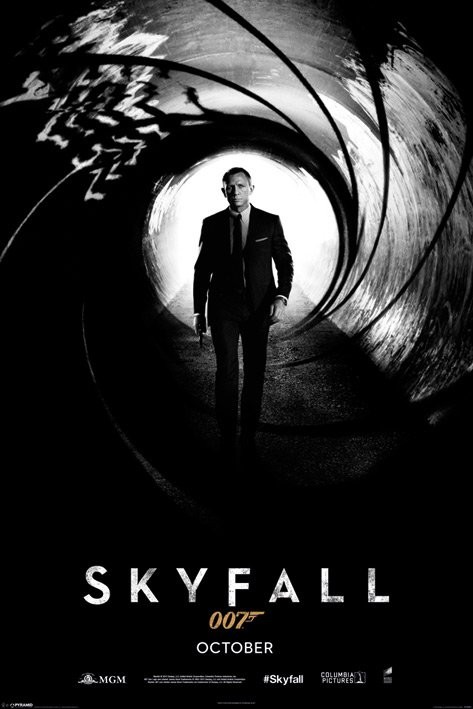 Плакат JAMES BOND 007 - skyfall