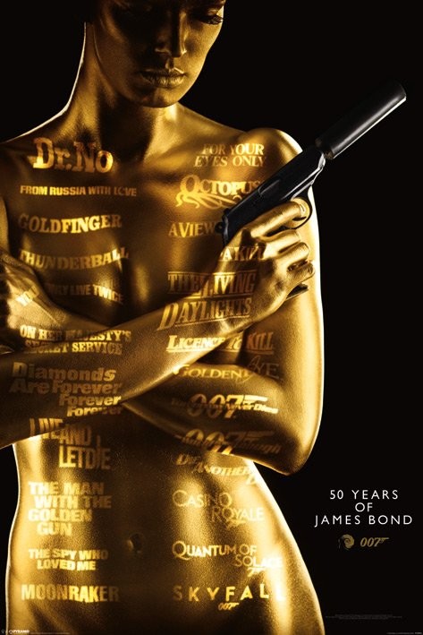 Плакат JAMES BOND 007 - 50th anniversary