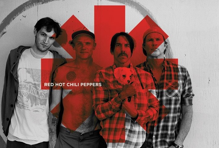 Poster Red hot chilli peppers - Red asterix | Wall Art | 3+1 FREE