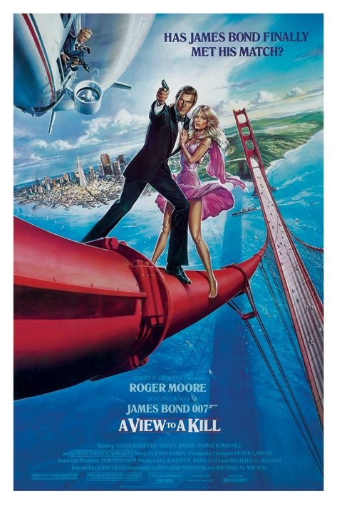 Плакат JAMES BOND 007 - a view to a kill