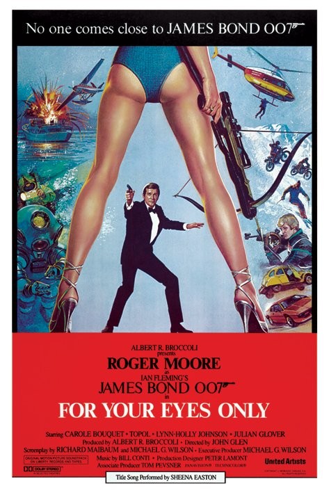 Poster JAMES BOND 007 - for your eyes only | Wall Art | 3+1 FREE