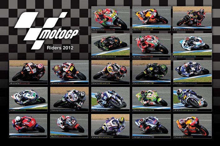 Αφίσα MOTO GP - 2012 riders
