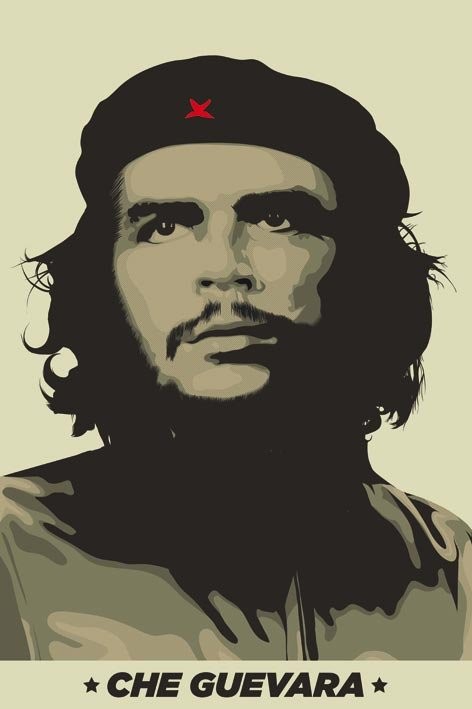 Плакат Che Guevara - khaki green