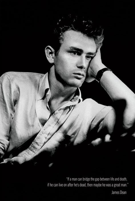 Poster JAMES DEAN - great man
