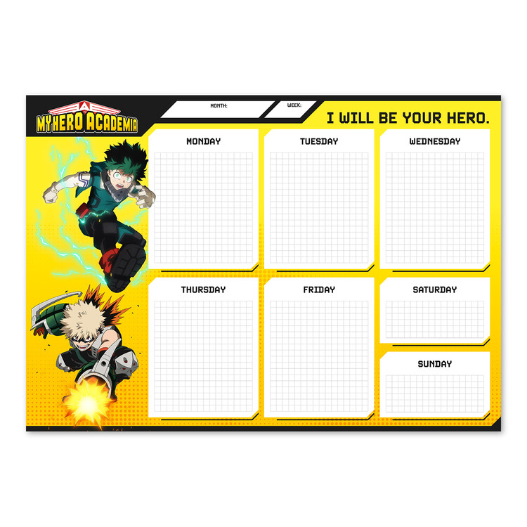 Planner My Hero Academia