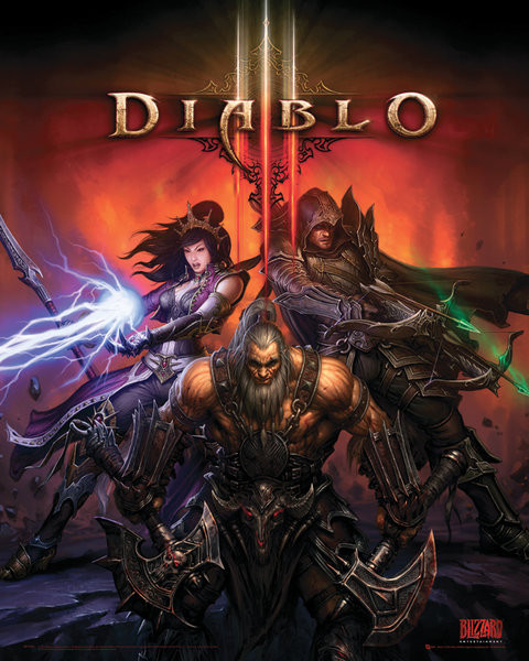 Плакат Diablo III - heroes