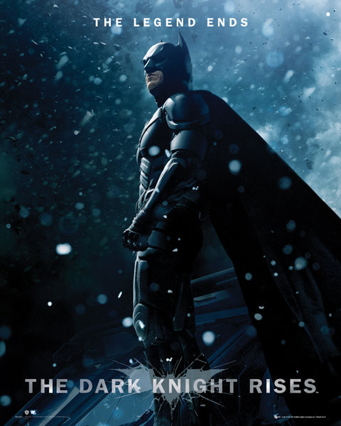 Poster BATMAN DARK KNIGHT RISES - batman batmobile