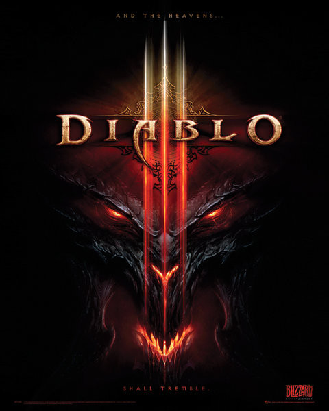 Плакат Diablo III - heavens shall tremble