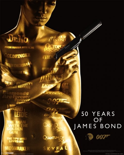 Poster JAMES BOND 007 – 50th ANNIVERSARY | Wall Art | 3+1 FREE