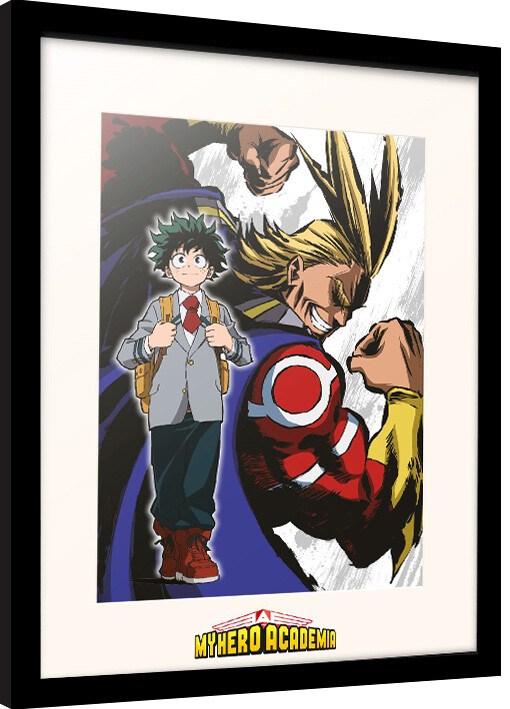 Κορνιζαρισμένη αφίσα My Hero Academia - First Season