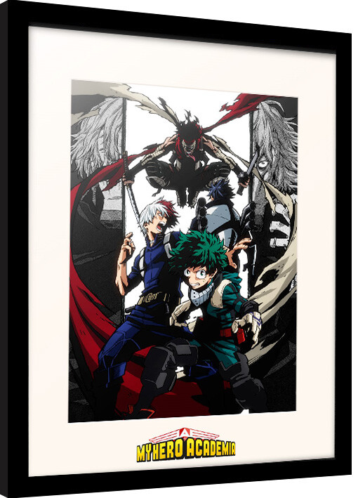 Κορνιζαρισμένη αφίσα My Hero Academia - Second Season