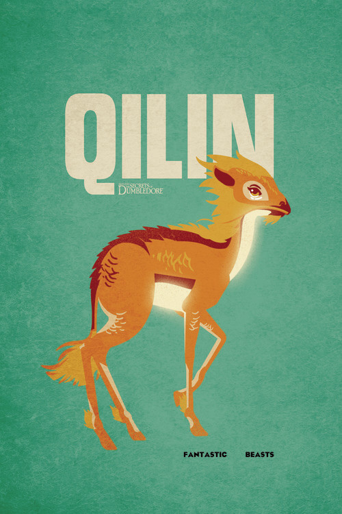 Плакат Фантастичні звірі  - Qilin